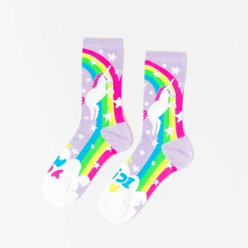 🆕 Magical Unicorn Crew Socks